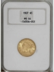 1907 $5 Liberty Half Eagle MS64